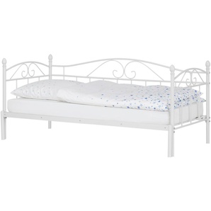 Tagesbett mit Auszug  Harrow ¦ weiß ¦ Maße (cm): B: 208 H: 91 T: 99.3