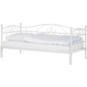Tagesbett mit Auszug  Harrow | weiß | 208 cm | 91 cm | 99,3 cm |