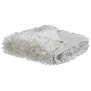 Tagesdecke Hellgrau 200 x 220 cm Polyester für Schlafzimmer für Wohnzimmer