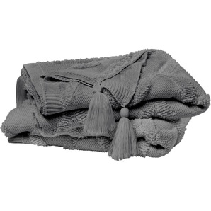 Tagesdecke Kuscheldecke Boho, Primera, mit trendigen Bommeln