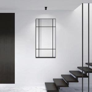 Talos Wandspiegel, dekorativer Spiegel mit Aluminiumrahmen, BxH: 60x120 cm