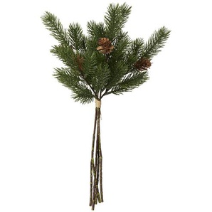 Tannenbund mit Zapfen - grün - Kunststoff - 36 cm | Möbel Kraft