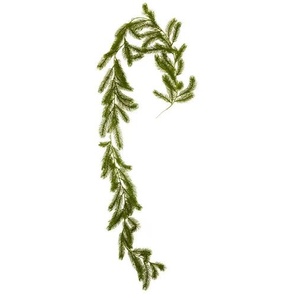 Tannengirlande - grün - Polyester,Eisendraht - 10 cm | Möbel Kraft