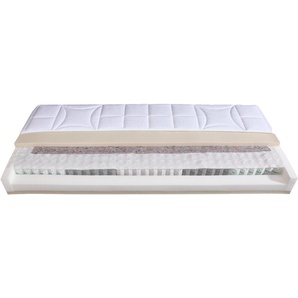 Taschenfederkernmatratze Big Star, 5 Zonen Matratze 90x200 cm, 140x200 cm & weitere Größen, Malie, 22 cm hoch, (1-tlg), 22 cm hoch, Matratze H2/H3/H4, ergonomisch, atmungsaktiv