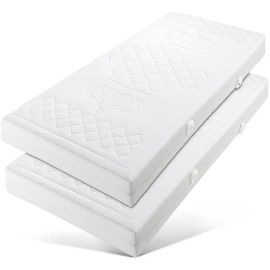 Taschenfederkernmatratze Krone Matratze 90x200 cm, 140x200 cm & weitere Größen, Malie, 21 cm hoch, (Spar-Set, 1 oder 2-tlg), mit 448 Tonnentaschenfedern