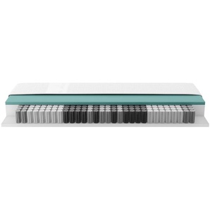 Taschenfederkernmatratze SCHLARAFFIA GELTEX Quantum Touch Next 200 TFK Matratzen Gr. 3 (0 kg - 110 kg), B/H/L: 90 cm x 20 cm x 200 cm, Polyester Bezug, Material oben: Polyester, Material unten: Polyester, 1 St., weiß Taschenfederkern in Größe 90x200 und