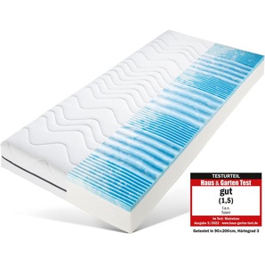 Taschenfederkernmatratze Tulani, Matratze in 90x200 cm, 140x200 cm und weiteren Größen, fan, 24 cm hoch, 530 Federn bei Gr. 100x200 cm - atmungsaktive Matratze