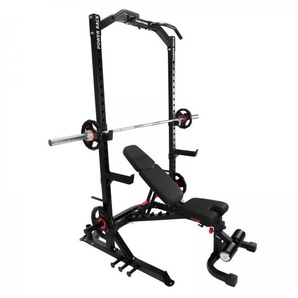 Taurus Squat Rack inkl. Taurus Hantelbank B990 F.I.D. TF-POWERRACK-SET-1