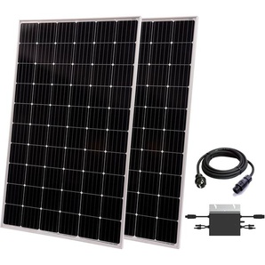 TECHNAXX Solaranlage TX-220 Solarmodule silberfarben (schwarz, silber) Solartechnik