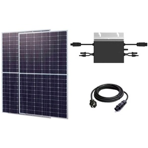 TECHNAXX Solaranlage TX-241 Solarmodule silberfarben (schwarz, silber) Solartechnik