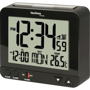 Technoline - Funkwecker wt 195 digital schwarz Funkwecker