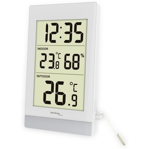 TECHNOLINE Innen-/Außenthermometer WS7039, weiß/silber
