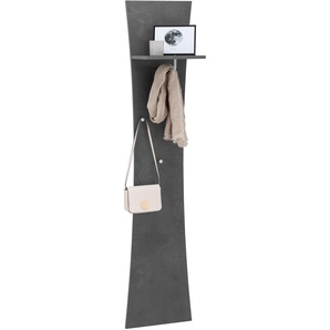 Garderobenpaneel TECNOS Arco Garderobenpaneele Gr. B/H/T: 40 cm x 170 cm x 26,5 cm, grau (zement matt) Garderobenpaneel Wandgarderobe Wandgarderoben Regale