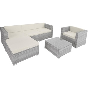 TecTake Milano Rattan Lounge Variante 2 hellgrau (TT403696)