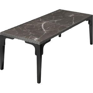 tectake® Rattan Tisch Foggia 196 x 87 x 76 cm 404804