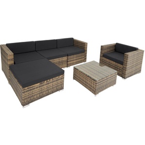 TecTake Rattan Lounge Milano 66x76x65cm natur (TT403697)