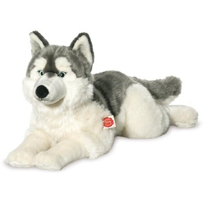 Teddy Hermann® Kuscheltier Husky liegend, 60 cm, zum Teil aus recyceltem Material