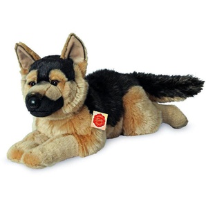 Teddy Hermann® Kuscheltier Schäferhund liegend, 60 cm, zum Teil aus recyceltem Material