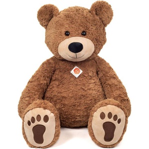 Teddy Hermann® Kuscheltier Teddy sitzend, braun, 75 cm, mit aufgestickten Tatzen