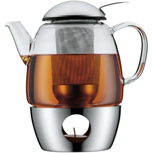 Teekanne WMF SmarTea Kannen Gr. 1 l, silberfarben (edelstahlfarben, transparent) Kaffeekannen, Teekannen und Milchkannen