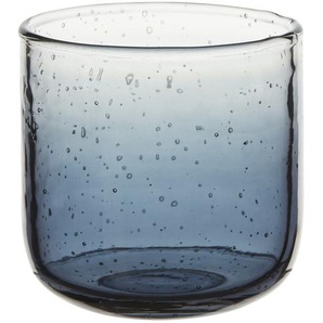 Teelichtglas - blau - Glas - 5 cm - [7.5] | Möbel Kraft