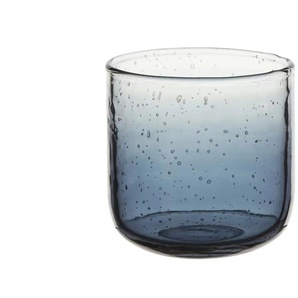 Teelichtglas - blau - Glas - 5 cm - [7.5] | Möbel Kraft