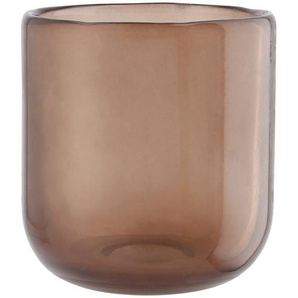 Teelichtglas - braun - Glas - 9,5 cm - [8.89] | Möbel Kraft