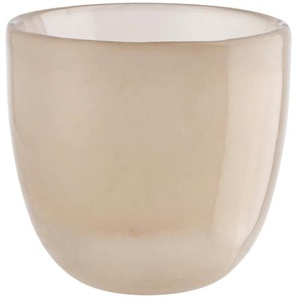 Teelichtglas - creme - Glas - 5,7 cm - [6.35] | Möbel Kraft