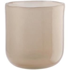 Teelichtglas - creme - Glas - 9,5 cm - [8.89] | Möbel Kraft