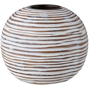 Teelichthalter - braun - Polyresin (Kunstharz) - 12,5 cm - 10,5 cm - cm 12,5 - 12.5 | Möbel Kraft
