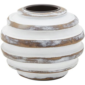 Teelichthalter - braun - Polyresin (Kunstharz) - 8,5 cm - [11.0] | Möbel Kraft
