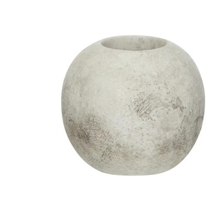 HOME STORY Teelichthalter - grau - Steinzeug - 9 cm - 10.0 | Möbel Kraft