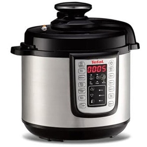 Tefal All-in-One CY505 Pressure Cooker  6L  Black  Stainless Steel