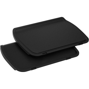 Tefal Backblech XA7288 OptiGrill, Aluminium, (Set), Plancha-Platten, für empfindliche Zutaten, antihaftb. Alu-Druckguss