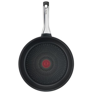 Tefal Bratpfanne Excellence, Schwarz, Metall, rund, backofengeeignet, antihaftbeschichtet, Kochen, Pfannen, Bratpfannen