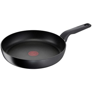 Tefal Bratpfanne Hard Titanium Pro, Schwarz, Metall, rund, backofengeeignet, antihaftbeschichtet, PFOA-frei, Kochen, Pfannen, Bratpfannen