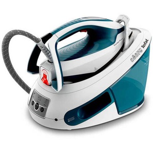 Tefal Dampfbügelstation Express Power Sv8111, Blau, Weiß, 1800 ml, 40.0x28.5x31.0 cm, Wassertank abnehmbar, Schlauchaufbewahrungsfach,