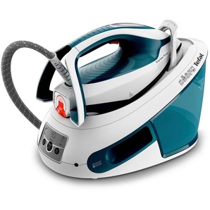 Tefal Dampfbügelstation Express Power Sv8111, Blau, Weiß, 1800 ml, 40.0x28.5x31.0 cm, Wassertank abnehmbar, Schlauchaufbewahrungsfach,