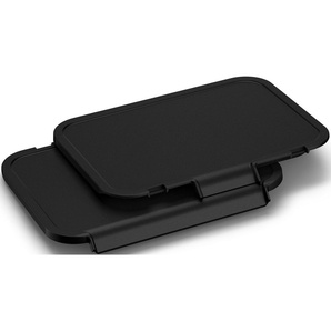 Tefal Grillplattenaufsatz XA7338 OptiGrill Zubehör Plancha-Platten, Aluguss, (2-St), für Tefal OptiGrill 2in1 und 4in1, zum Grillen von empfind. Speisen