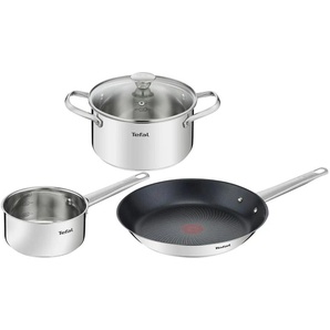 Tefal Kochgeschirrset  Cook Eat ¦ silber ¦ Edelstahl