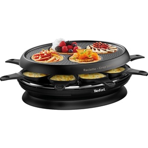 TEFAL Raclette RE3208 2-in-1 StoreIn Raclettes schwarz Raclette