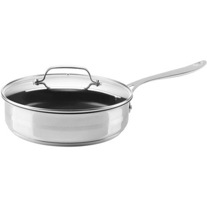 Tefal Schmorpfanne Jamie Oliver Cook Smart, Chrom, Metall, backofengeeignet,antihaftbeschichtet, besonders hoher Rand, backofengeeignet, Kochen,