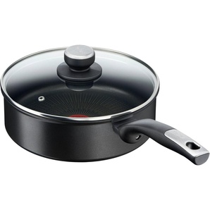 Tefal Schmorpfanne Unlimited, Aluminium, kratzfest, Induktion, Temperaturanzeiger, Made In France, Ø 24 cm