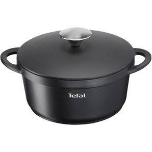 Tefal Schmortopf Trattoria Bräter mit Deckel, Aluminiumguss (1-tlg), Antihaftversiegelung, für alle Herdarten geeignet, Induktion, E21844