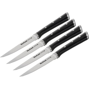 Tefal Steakbesteck K232S4 Ice Force (4-tlg), 4 Personen, Edelstahl, 11cm, Spezialmesser, langfristige Leistung, Made in Germany