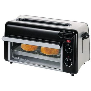 Tefal TL 6008 Toaster mit Mini-Ofen Toast n Grill Schwarz / Alu matt TL6008