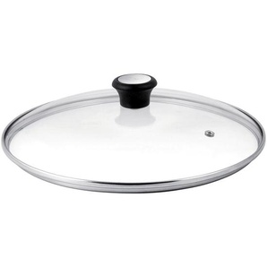 Tefal Topfdeckel, Metall, Glas, rund, mit Dampfablass, Kochen, Töpfe, Topfdeckel