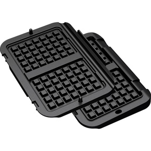 Tefal Waffelplatten XA7308 OptiGrill, Aluminium, (2-St), für 4in1 und 2in1 Modelle, Zubereitung von Belgischen Waffeln