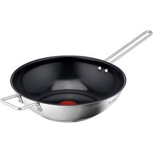 Tefal Wok Nordica, Edelstahl (1-tlg), Thermo-Signal-Technologie, minimalistisches Design, robuster Griff