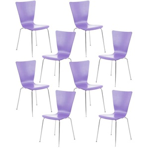 Teigdals Dining Chair - Modern - Purple - Metal - 43 cm x 50 cm x 84 cm